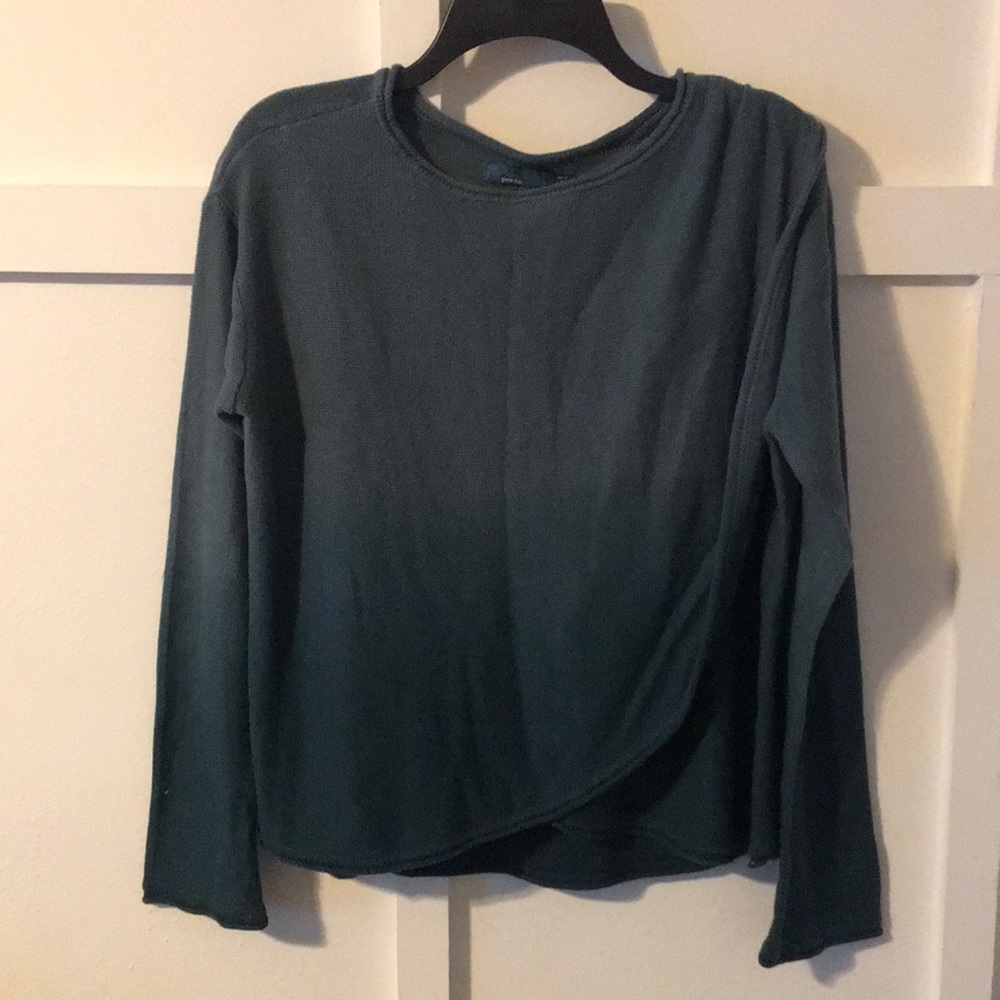 PrAna pullover sweater split-front  Sz Large